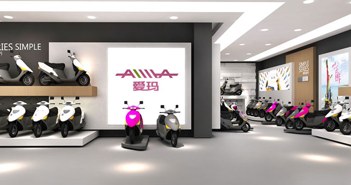 愛(ài)瑪電動(dòng)車(chē)裝修設(shè)計(jì)案例