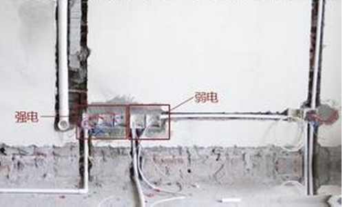 強電、弱電分路走