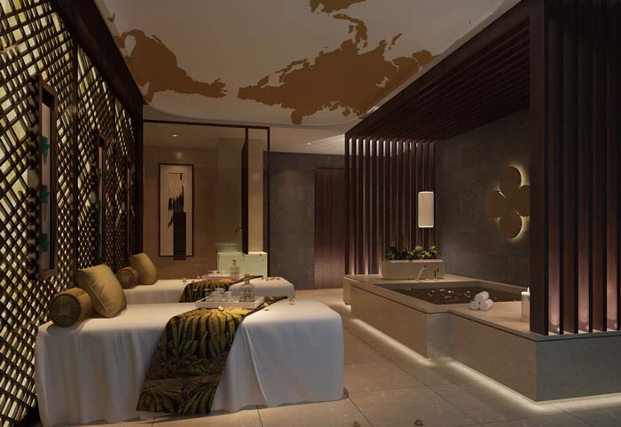 養(yǎng)生會所按摩房裝修設(shè)計案例效果圖