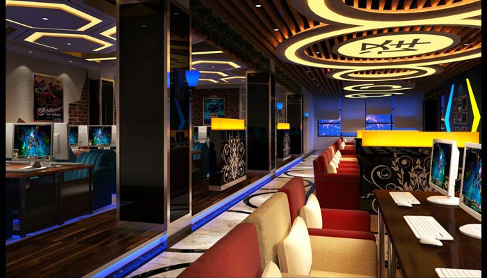 電競網(wǎng)咖裝修設(shè)計案例