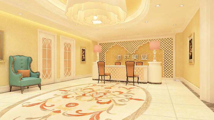 混搭風(fēng)格美容院裝修設(shè)計案例