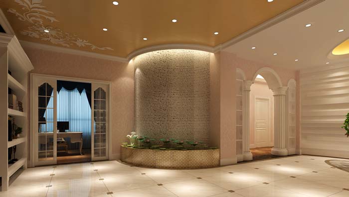 溫馨、浪漫美容院裝修設(shè)計案例