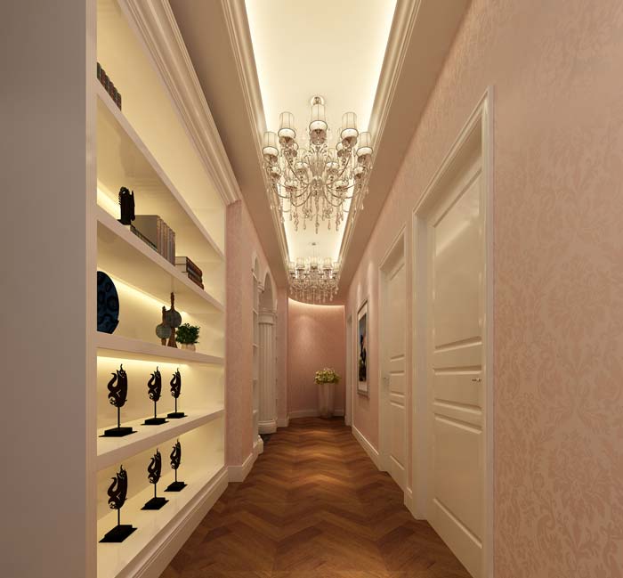 溫馨、浪漫美容院走廊裝修設(shè)計(jì)案例效果圖