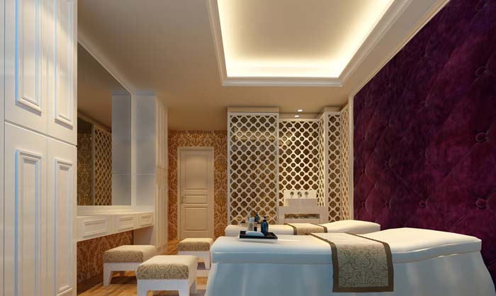 溫馨、浪漫美容院客房裝修設(shè)計(jì)案例效果圖