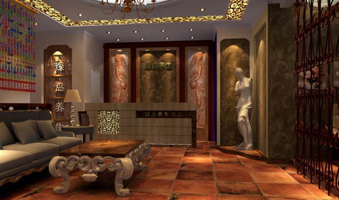 綠島養(yǎng)生美容院裝修設(shè)計案例