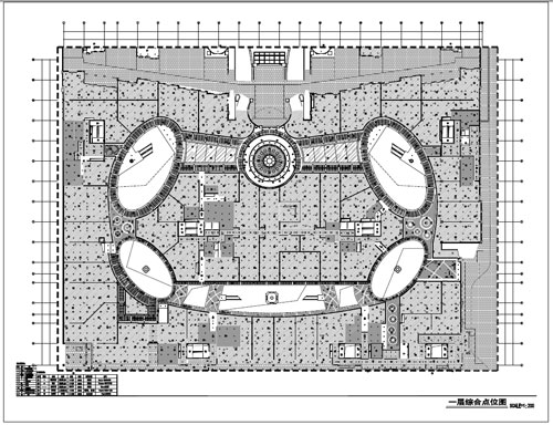商場(chǎng)深化設(shè)計(jì)施工圖一層綜合節(jié)點(diǎn)圖