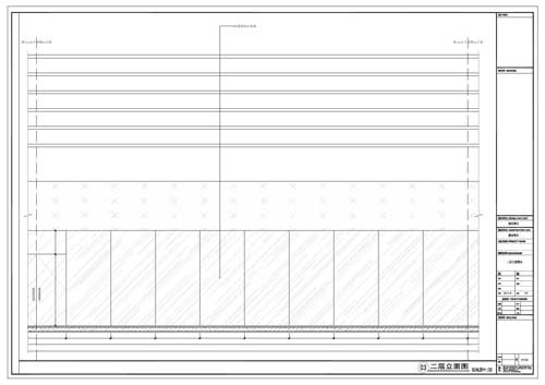 商場深化設計施工圖二層立面圖03