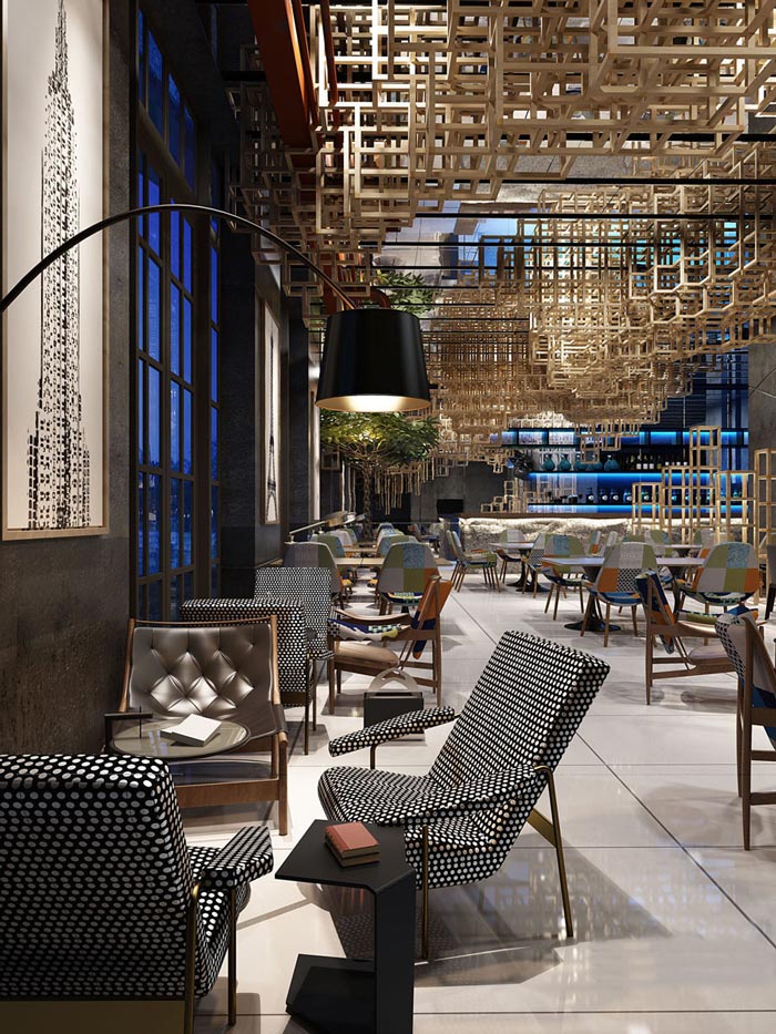 杭州咖啡店軟裝裝修設(shè)計案例效果圖