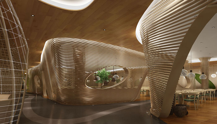 杭州鮮魚(yú)火鍋?zhàn)呃妊b修設(shè)計(jì)效果圖