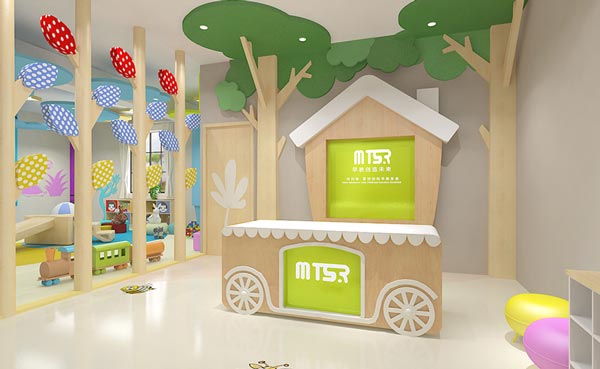 早教中心前臺設(shè)計效果圖