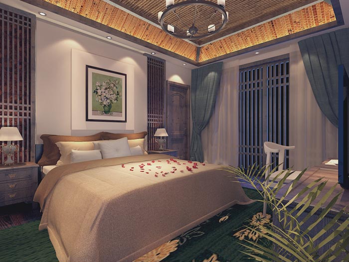 個人商務(wù)酒店客房細(xì)節(jié)裝修設(shè)計案例效果圖