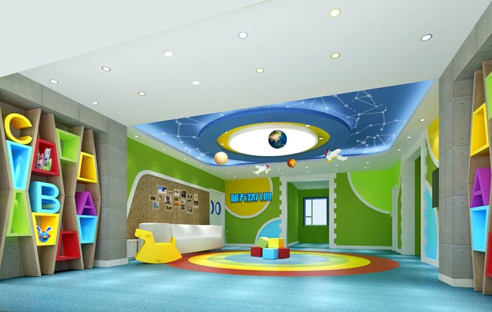 幼兒園門廳裝修設(shè)計(jì)案例