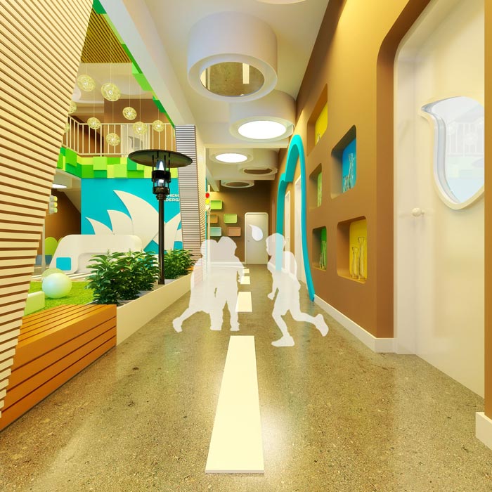 高端幼兒園動線裝修設(shè)計(jì)案例