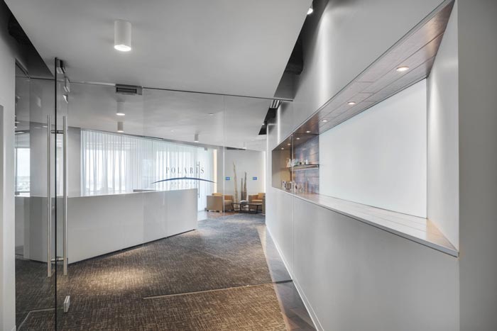 投資公司辦公室前臺裝修設(shè)計案例效果圖