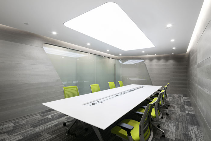 培訓機構(gòu)辦公室會議室裝修設(shè)計案例效果圖