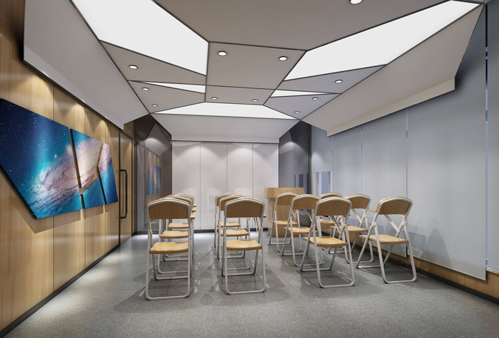 右腦開(kāi)發(fā)教育機(jī)構(gòu)小教室裝修設(shè)計(jì)案例效果圖