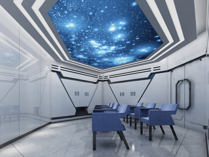 右腦開(kāi)發(fā)教育機(jī)構(gòu)VIP2教室裝修設(shè)計(jì)案例效果圖