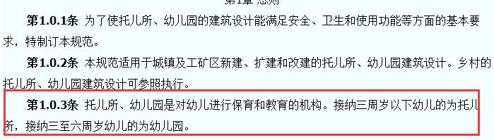 托兒所、幼兒園建筑設(shè)計規(guī)范截圖
