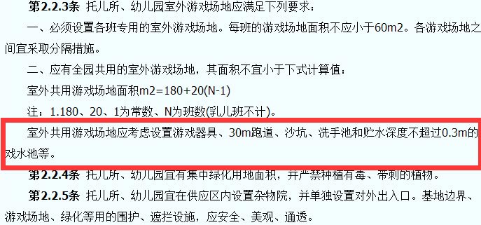 托兒所、幼兒園建筑設(shè)計規(guī)范截圖