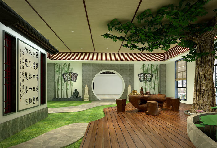 書法教育培訓機構裝修設計案例