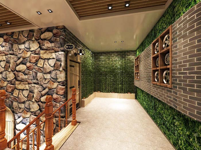 連鎖中式快餐店衛(wèi)生間裝修設(shè)計效果圖