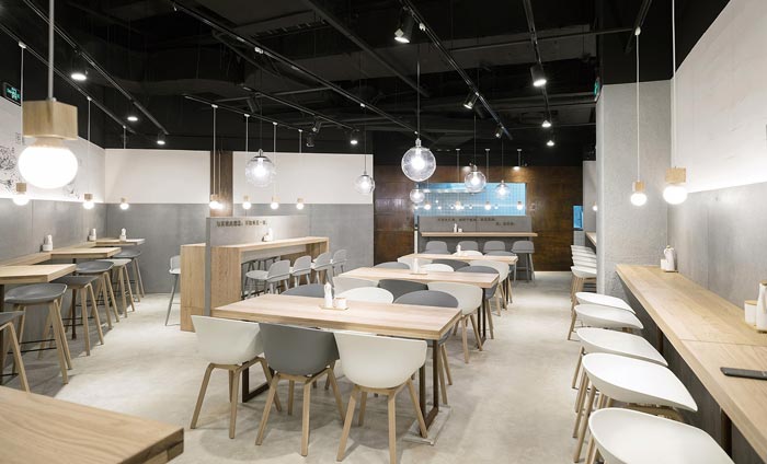 牛蛙面館就餐區(qū)裝修設計效果圖