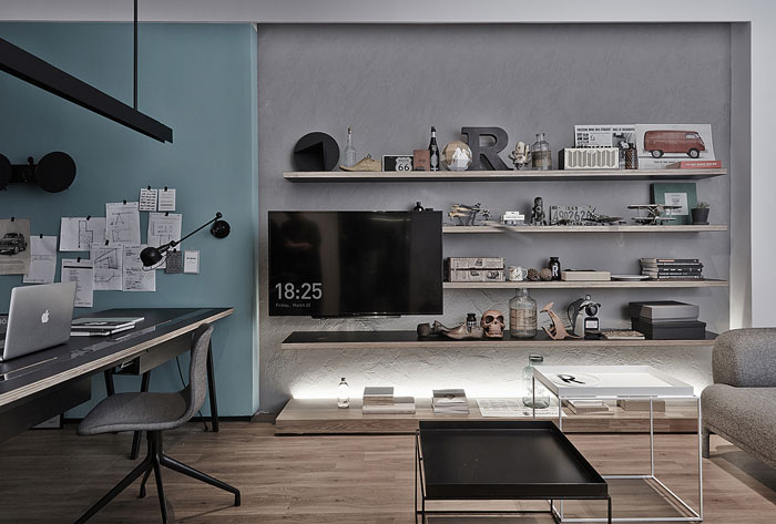 長(zhǎng)方形老板辦公室裝修效果圖