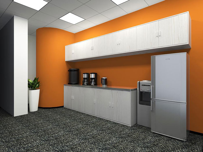 體育用品公司辦公室茶水間裝修設(shè)計效果圖