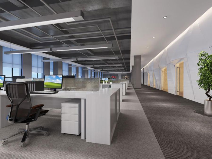 杭州濱江寫字樓辦公區(qū)裝修設(shè)計效果圖