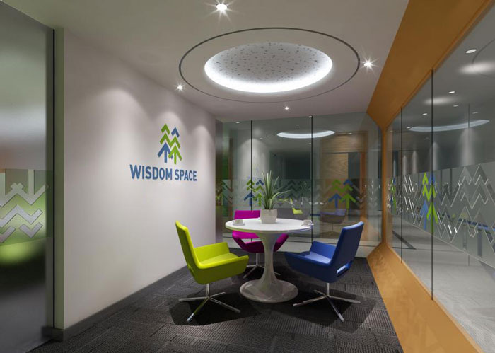 杭州余杭區(qū)臨平辦公室接待區(qū)裝修設(shè)計(jì)效果圖