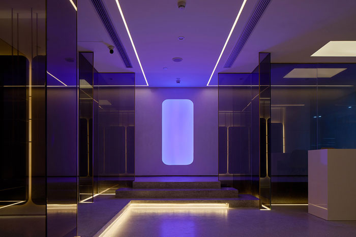 1300平方辦公室空間入口裝修設(shè)計效果圖