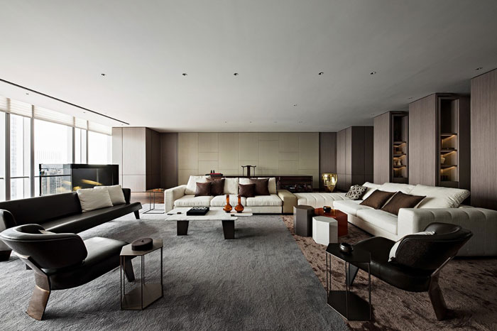 投資公司董事長辦公室裝修設(shè)計效果圖