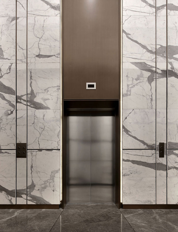 藥業(yè)公司辦公室電梯廳裝修設(shè)計效果圖