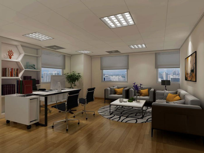 杭州轉(zhuǎn)塘總經(jīng)理辦公室裝修設(shè)計方案