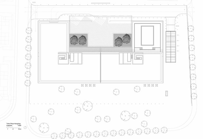 杭州贊成中心寫(xiě)字樓總平面圖