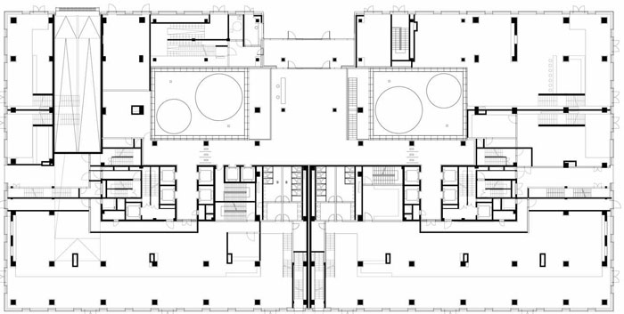 杭州贊成中心寫(xiě)字樓平面圖