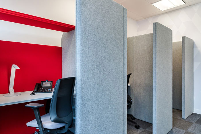 科技公司辦公室電話區(qū)裝修設(shè)計效果圖