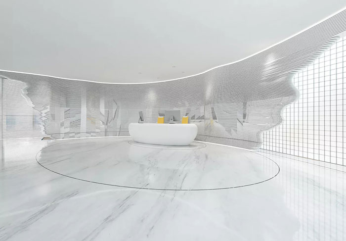 集團(tuán)辦公室前臺(tái)裝修設(shè)計(jì)效果圖