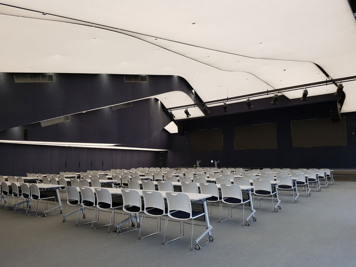 塑料材料公司辦公室培訓室裝修設(shè)計效果圖