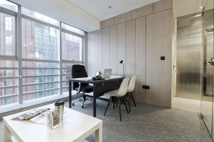 杭州彭埠總經(jīng)理辦公室裝修設計效果圖