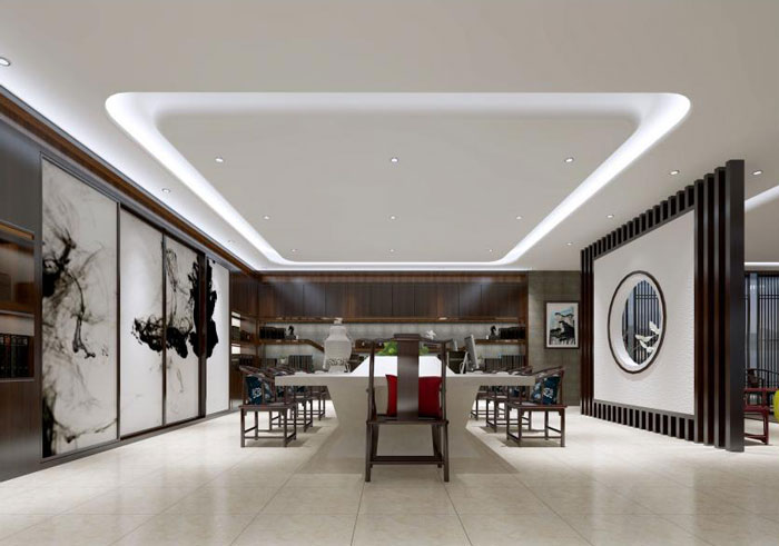 杭州余杭辦公室會議區(qū)裝修設(shè)計(jì)效果圖