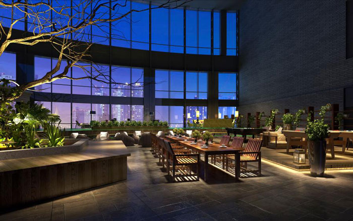 杭州良渚辦公室休息區(qū)裝修設計效果圖