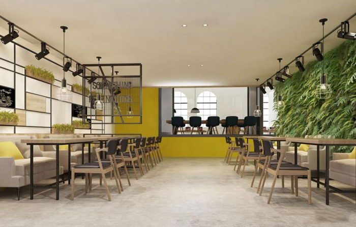 杭州桐廬辦公室休息區(qū)裝修設計效果圖