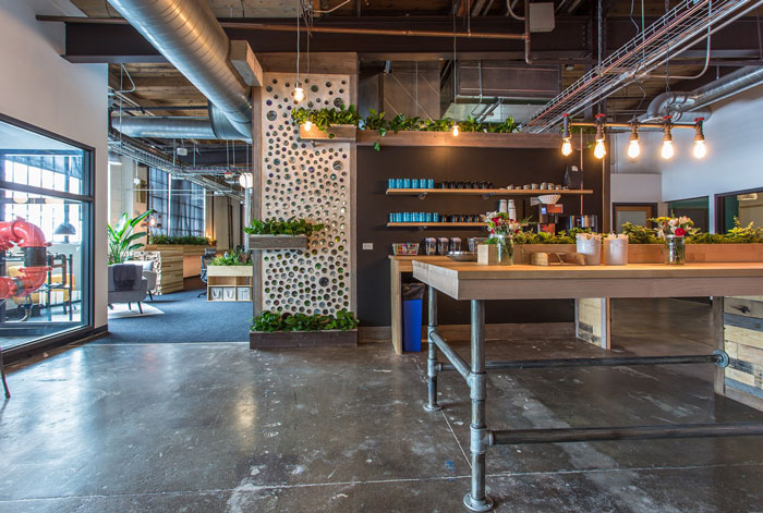 策劃公司辦公室茶水間裝修設計效果圖