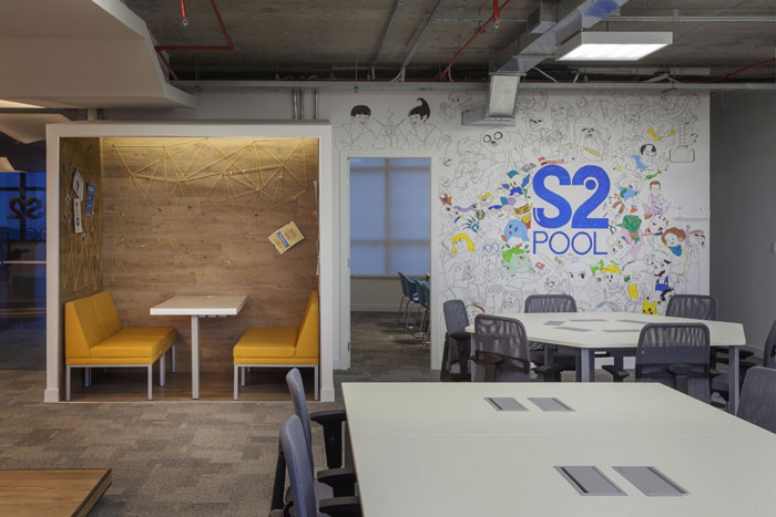 金融企業(yè)辦公室討論區(qū)裝修設計效果圖