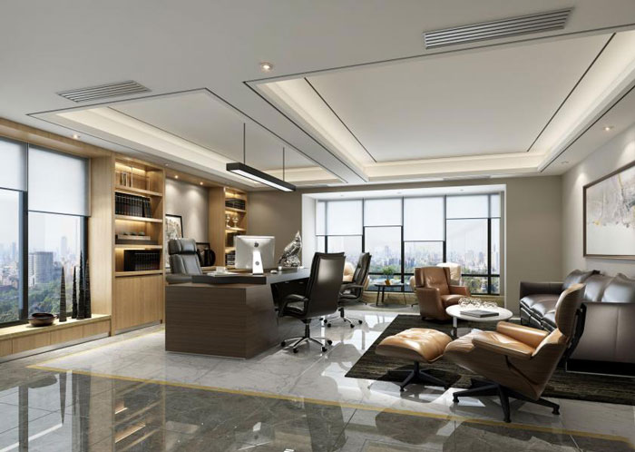 總經(jīng)理辦公室簡單裝修設(shè)計效果圖