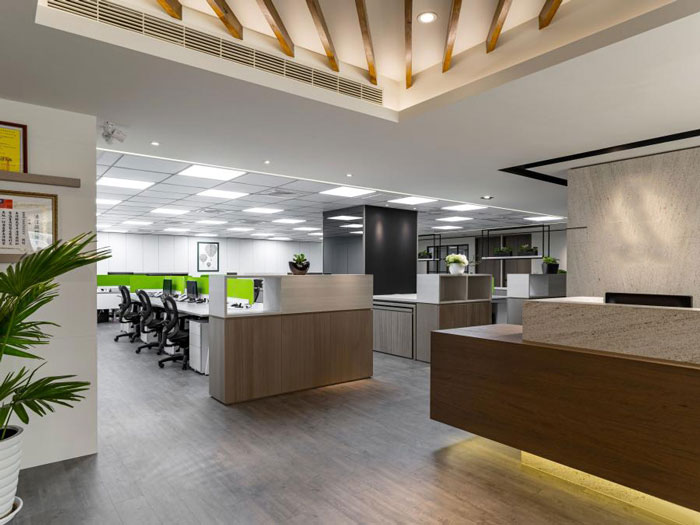 杭州富陽(yáng)辦公樓辦公區(qū)裝修設(shè)計(jì)效果圖