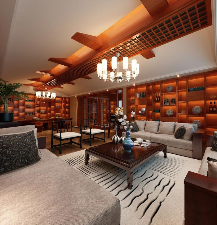 古典董事長辦公室裝修設(shè)計(jì)效果圖