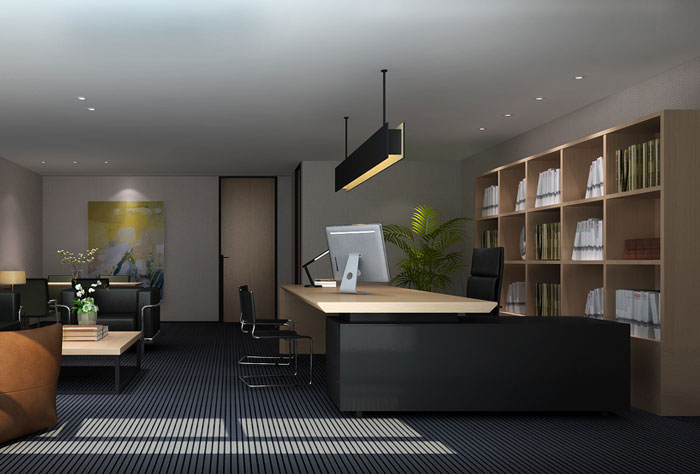 企業(yè)寫(xiě)字樓總經(jīng)理辦公室裝修設(shè)計(jì)效果圖