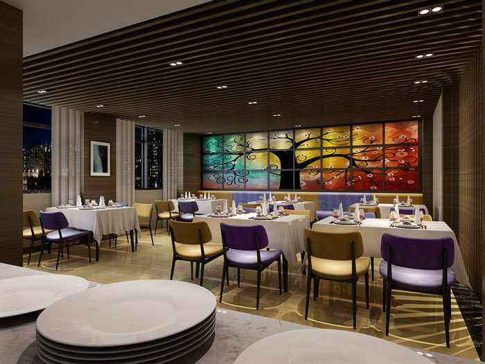 杭州臨安酒店餐廳裝修設(shè)計(jì)效果圖